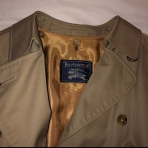 Khaki Burberry Trench Coat